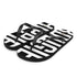 BOUGIE HIPPIE WHITE LETTERS Flip-Flops